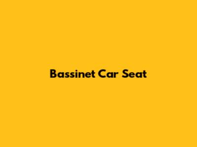Bassinet Car Seat