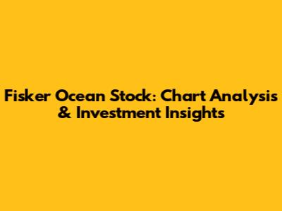 Fisker Ocean Stock: Chart Analysis & Investment Insights