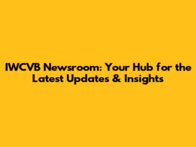 IWCVB Newsroom: Your Hub for the Latest Updates & Insights
