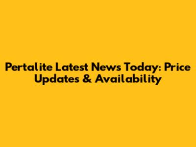Pertalite Latest News Today: Price Updates & Availability