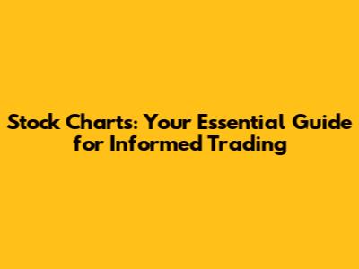 Stock Charts: Your Essential Guide for Informed Trading