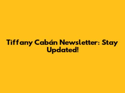 Tiffany Cabán Newsletter: Stay Updated!